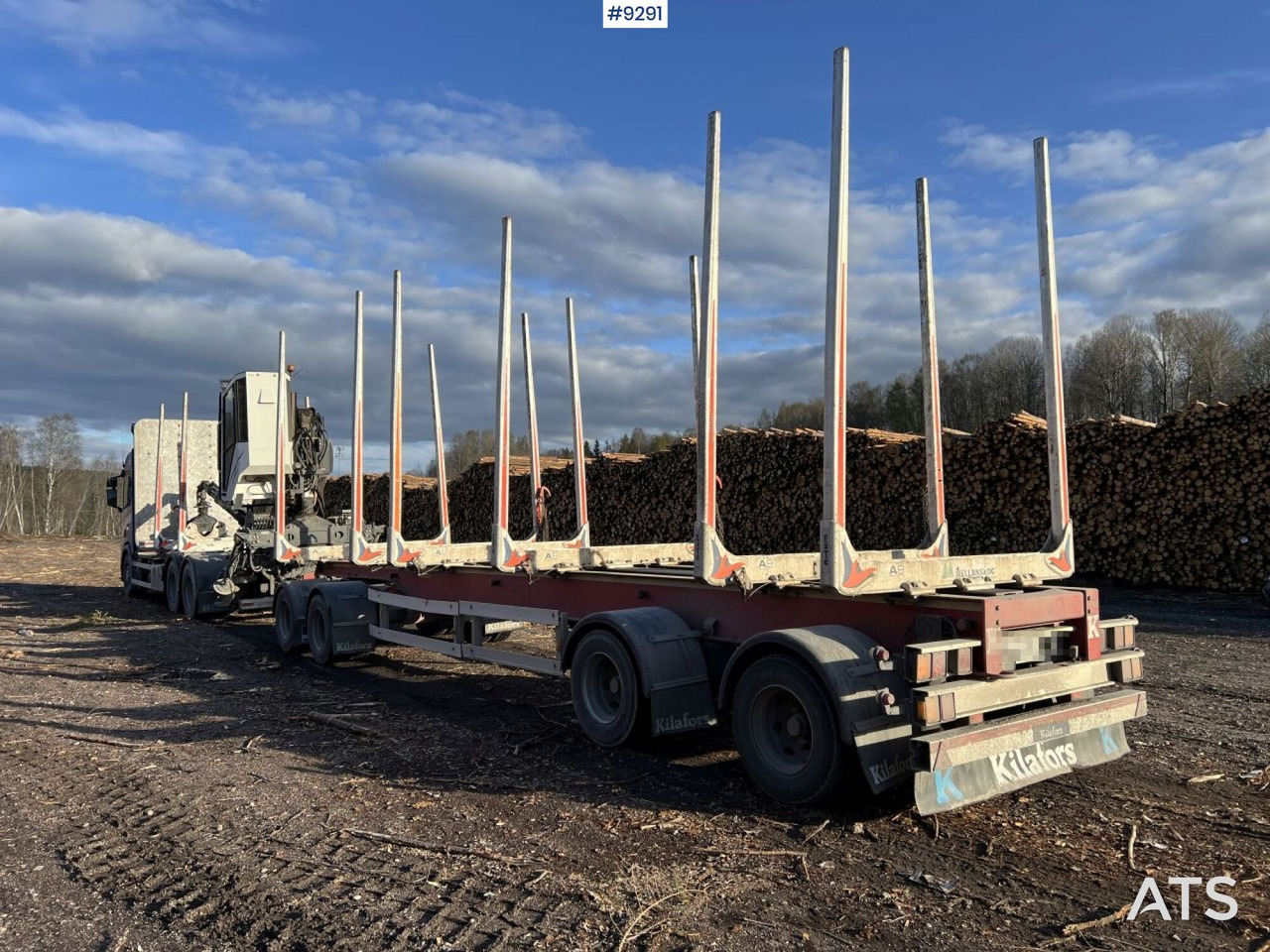 Scania R650 logging truck with crane and trailer - Kamion për transport druri: foto 3 Scania R650 logging truck with crane and trailer - Kamion për transport druri: foto 3