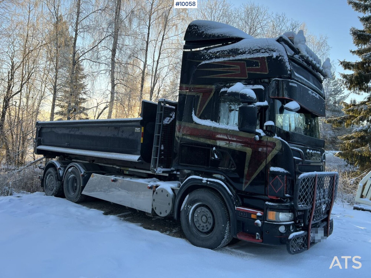 Scania R730 Hooklift truck with double flatbed - Kamion vetëngarkues: foto 3 Scania R730 Hooklift truck with double flatbed - Kamion vetëngarkues: foto 3