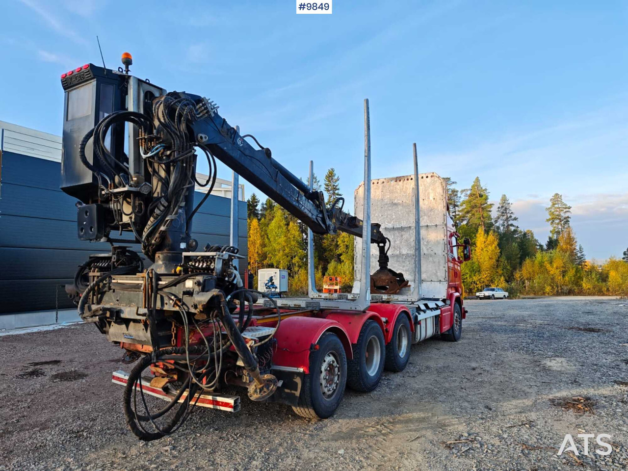 Scania R730 Tridem Timber Truck with Loglift F125S Crane (VIDEO) - Kamion për transport druri, Kamion me vinç: foto 5 Scania R730 Tridem Timber Truck with Loglift F125S Crane (VIDEO) - Kamion për transport druri, Kamion me vinç: foto 5
