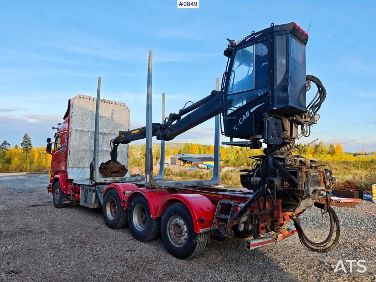 Scania R730 Tridem Timber Truck with Loglift F125S Crane (VIDEO) - Kamion për transport druri, Kamion me vinç: foto 4 Scania R730 Tridem Timber Truck with Loglift F125S Crane (VIDEO) - Kamion për transport druri, Kamion me vinç: foto 4