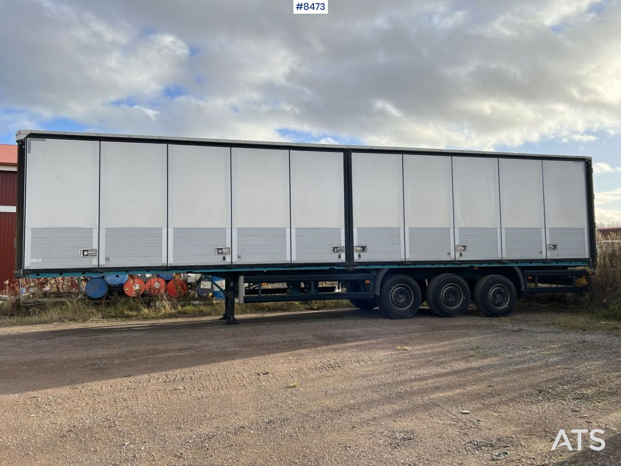 Scania ST37 Trailer with openable side - Gjysmë rimorkio me tendë: foto 4 Scania ST37 Trailer with openable side - Gjysmë rimorkio me tendë: foto 4