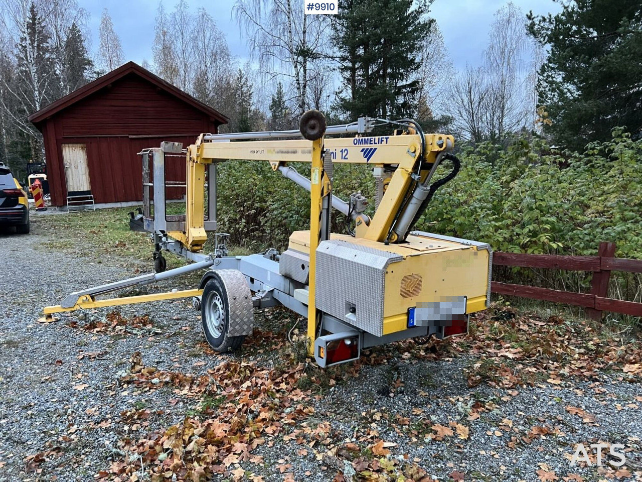 Skylift - Omme Mini-12 - Platformë ajrore me rimorkio: foto 4 Skylift - Omme Mini-12 - Platformë ajrore me rimorkio: foto 4