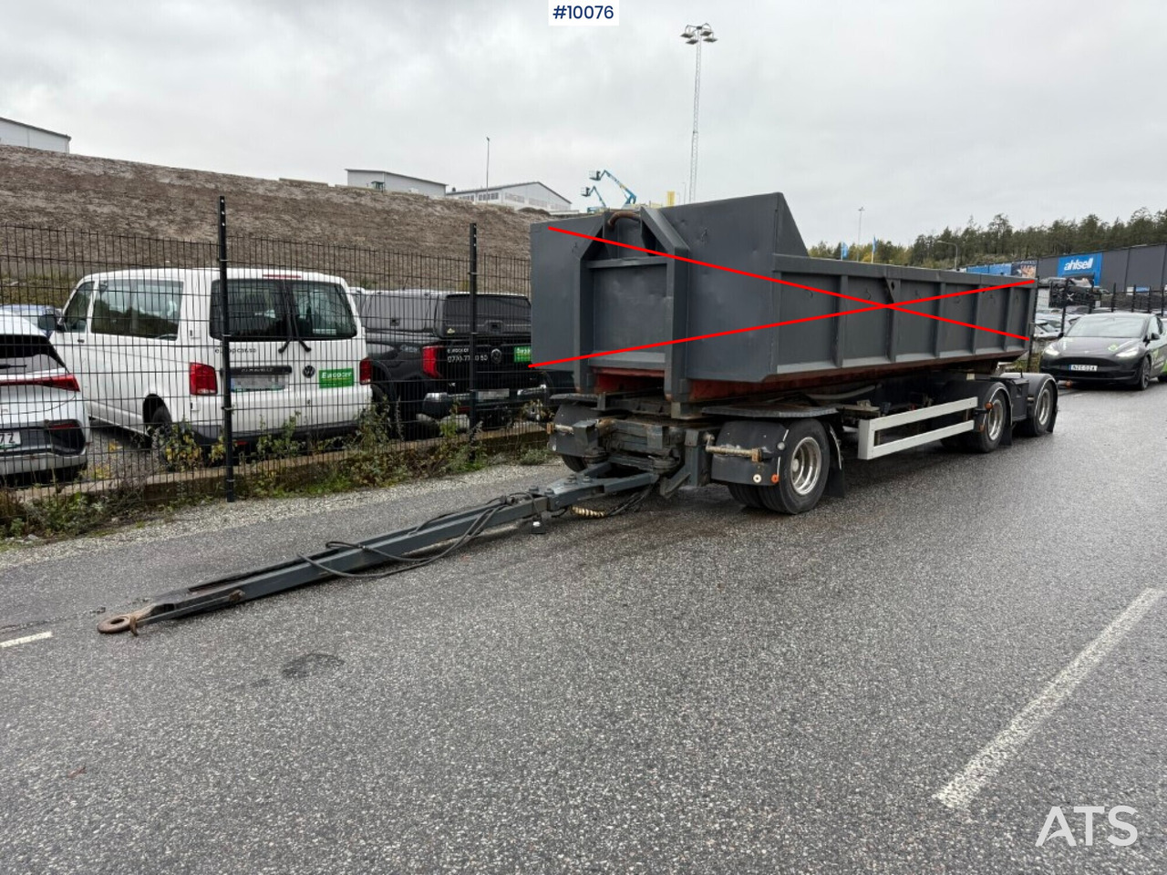 Swap body trailer Hogstad Svets S3-LV-30 - Rimorkio roll-off/ Skip loader: foto 2 Swap body trailer Hogstad Svets S3-LV-30 - Rimorkio roll-off/ Skip loader: foto 2