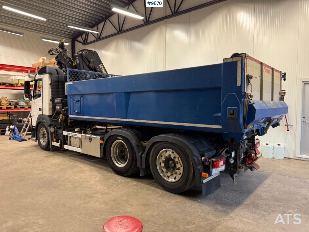 Tipper / Crane truck Volvo FM 420 6x2 - Kamion vetëshkarkues, Kamion me vinç: foto 3 Tipper / Crane truck Volvo FM 420 6x2 - Kamion vetëshkarkues, Kamion me vinç: foto 3