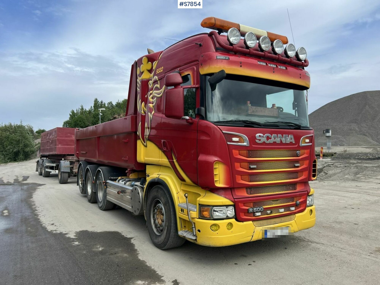 Tipper Truck Scania R500 with side tipper and ORY T 10 Tipper trailer - Kamion vetëshkarkues, Rimorkio vetëshkarkuese: foto 2 Tipper Truck Scania R500 with side tipper and ORY T 10 Tipper trailer - Kamion vetëshkarkues, Rimorkio vetëshkarkuese: foto 2