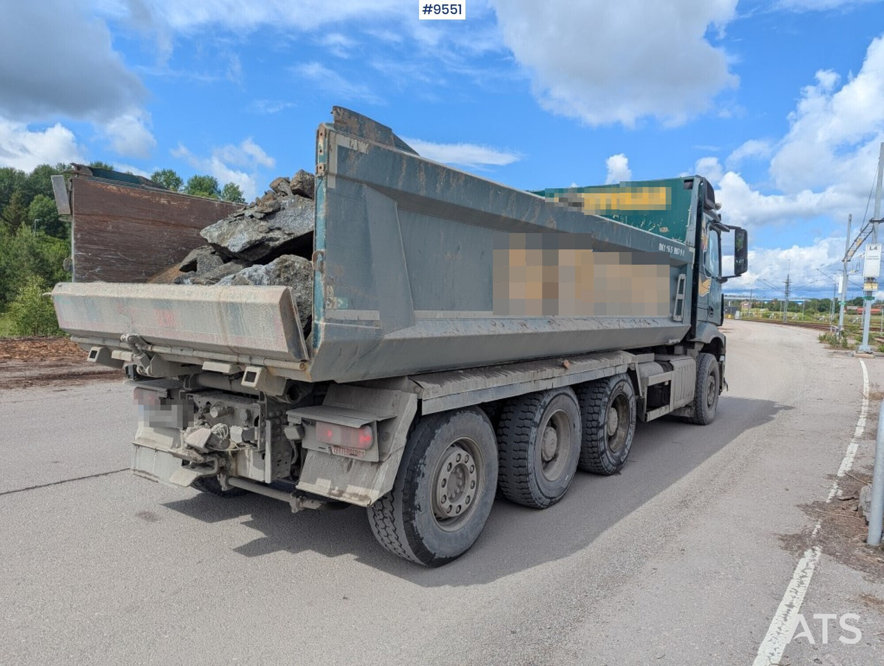 Tipper truck Mercedes Benz Arocs 3253 with Zetterberg flatbed - Kamion vetëshkarkues: foto 5 Tipper truck Mercedes Benz Arocs 3253 with Zetterberg flatbed - Kamion vetëshkarkues: foto 5