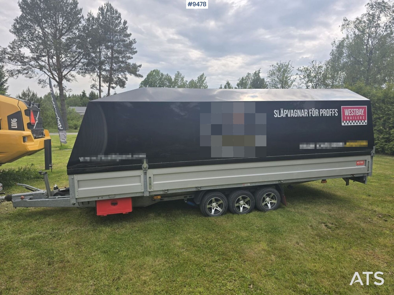 Trailer Agados Adam 15 with tipper and winch - Rimorkio vetëshkarkuese: foto 1 Trailer Agados Adam 15 with tipper and winch - Rimorkio vetëshkarkuese: foto 1