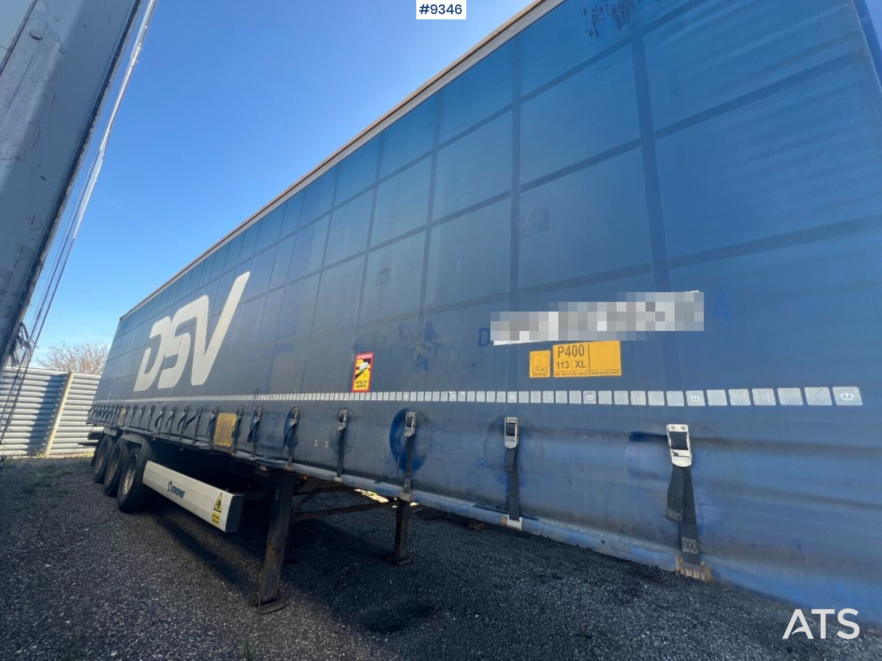 Trailer - KRONE SD - Gjysmë rimorkio me tendë: foto 3 Trailer - KRONE SD - Gjysmë rimorkio me tendë: foto 3