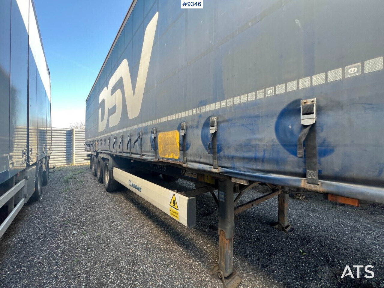 Trailer - KRONE SD - Gjysmë rimorkio me tendë: foto 5 Trailer - KRONE SD - Gjysmë rimorkio me tendë: foto 5
