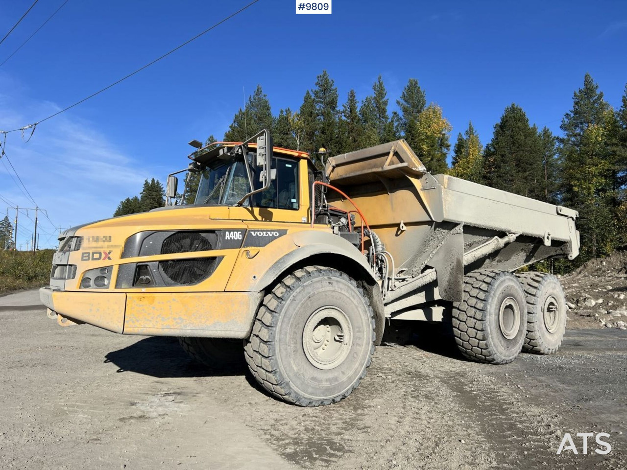 Volvo A40G dump truck - Shkarkues teleskopik: foto 1 Volvo A40G dump truck - Shkarkues teleskopik: foto 1