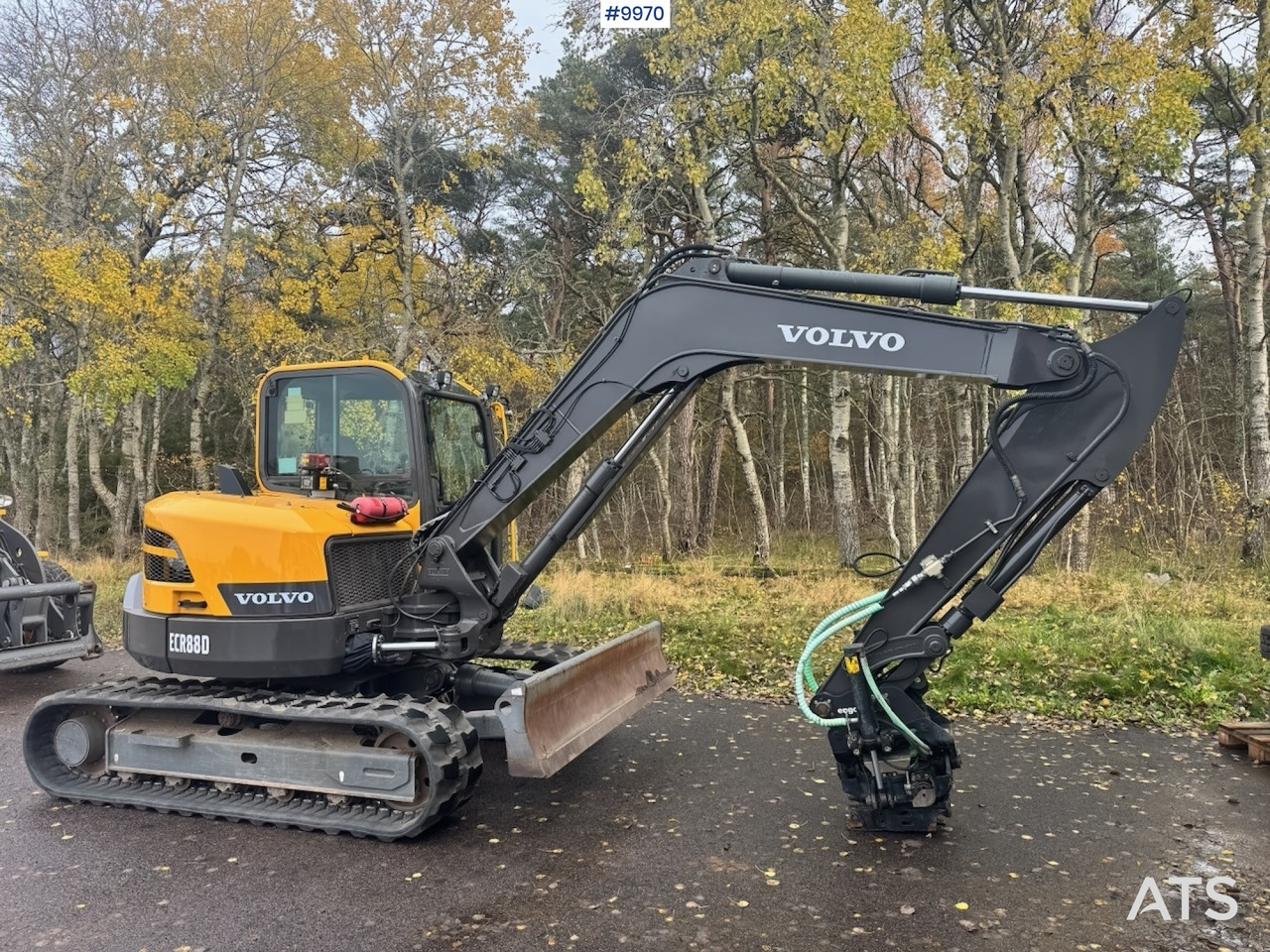 Volvo ECR88D crawler excavator with rotor tilt, 3 buckets, and ripper. 910 hours! - Ekskavator me zinxhirë: foto 1 Volvo ECR88D crawler excavator with rotor tilt, 3 buckets, and ripper. 910 hours! - Ekskavator me zinxhirë: foto 1