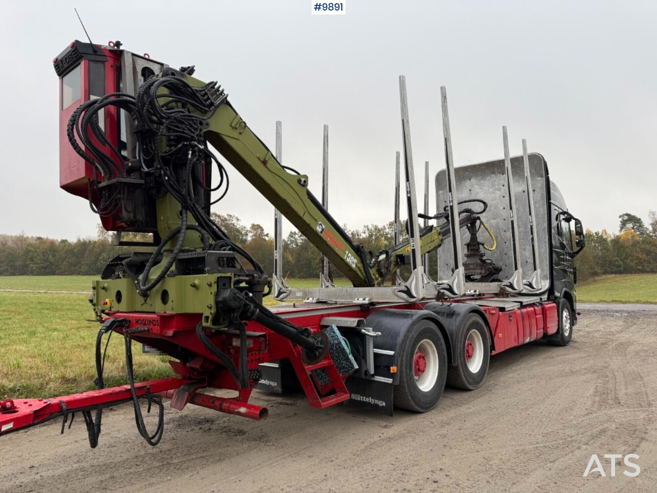 Volvo FH64 R Timber truck, trailer and crane - Kamion për transport druri, Kamion me vinç: foto 2 Volvo FH64 R Timber truck, trailer and crane - Kamion për transport druri, Kamion me vinç: foto 2