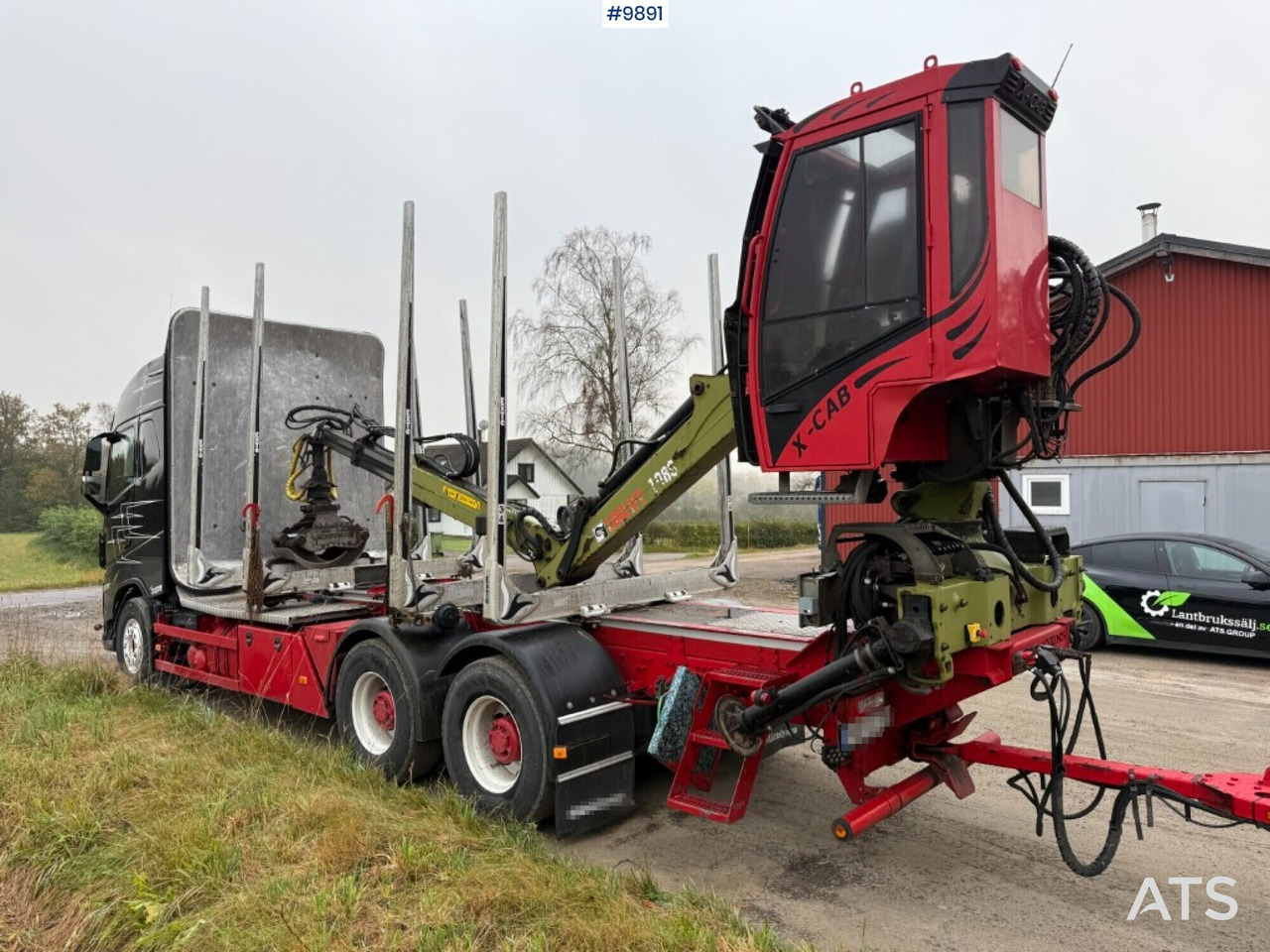 Volvo FH64 R Timber truck, trailer and crane - Kamion për transport druri, Kamion me vinç: foto 3 Volvo FH64 R Timber truck, trailer and crane - Kamion për transport druri, Kamion me vinç: foto 3