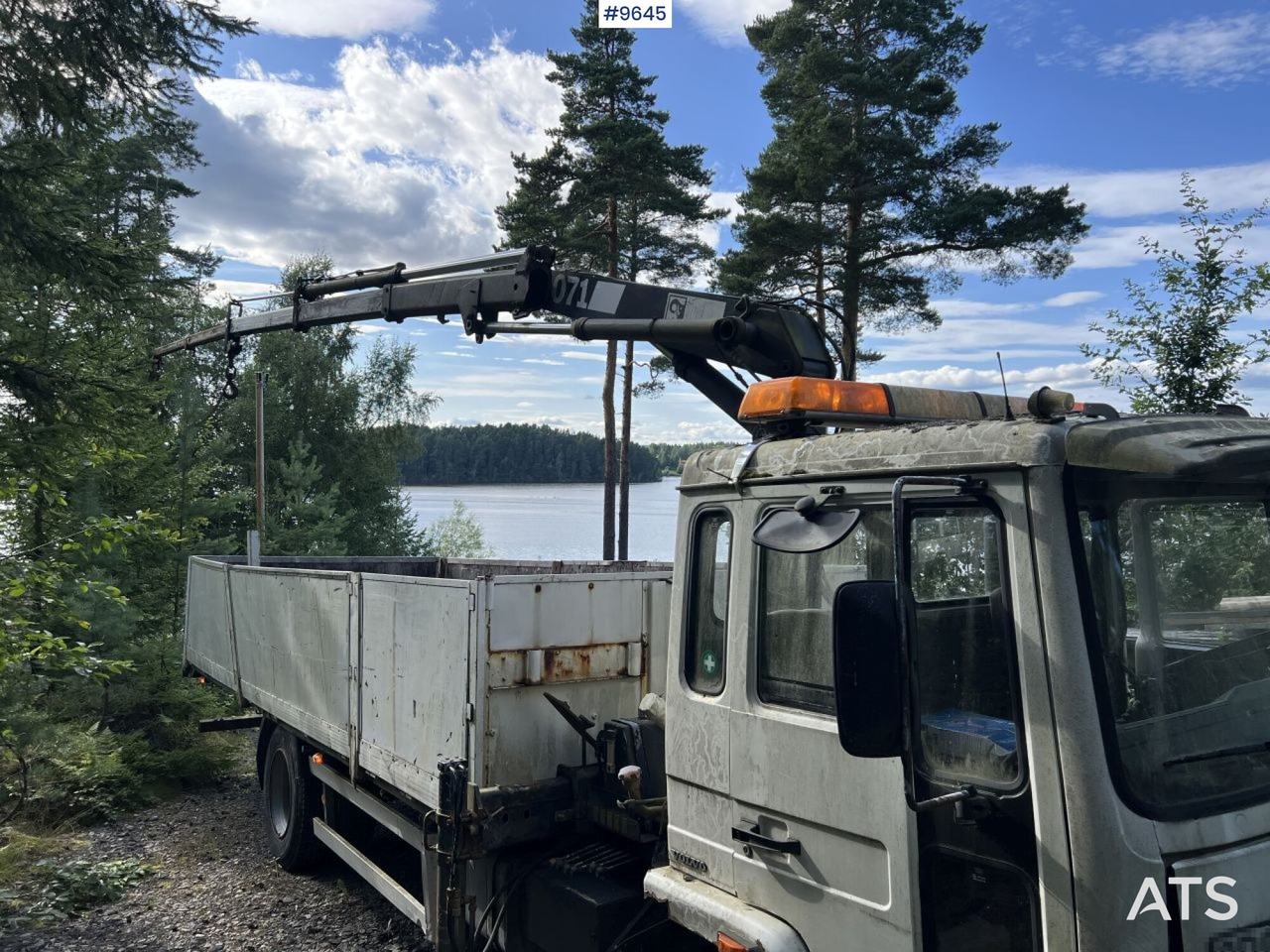 Volvo FL 614 4X2 Crane truck Repair object (VIDEO) - Kamion me karroceri të hapur, Kamion me vinç: foto 2 Volvo FL 614 4X2 Crane truck Repair object (VIDEO) - Kamion me karroceri të hapur, Kamion me vinç: foto 2