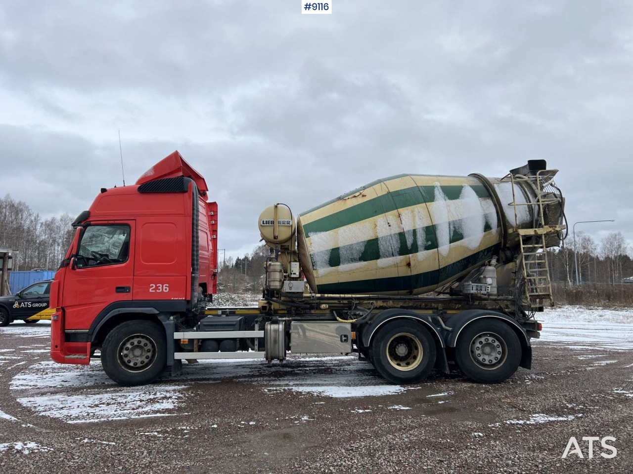 Volvo FM 6X2 Quick lock with concrete rotator (VIDEO) - Autobetoniere: foto 3 Volvo FM 6X2 Quick lock with concrete rotator (VIDEO) - Autobetoniere: foto 3