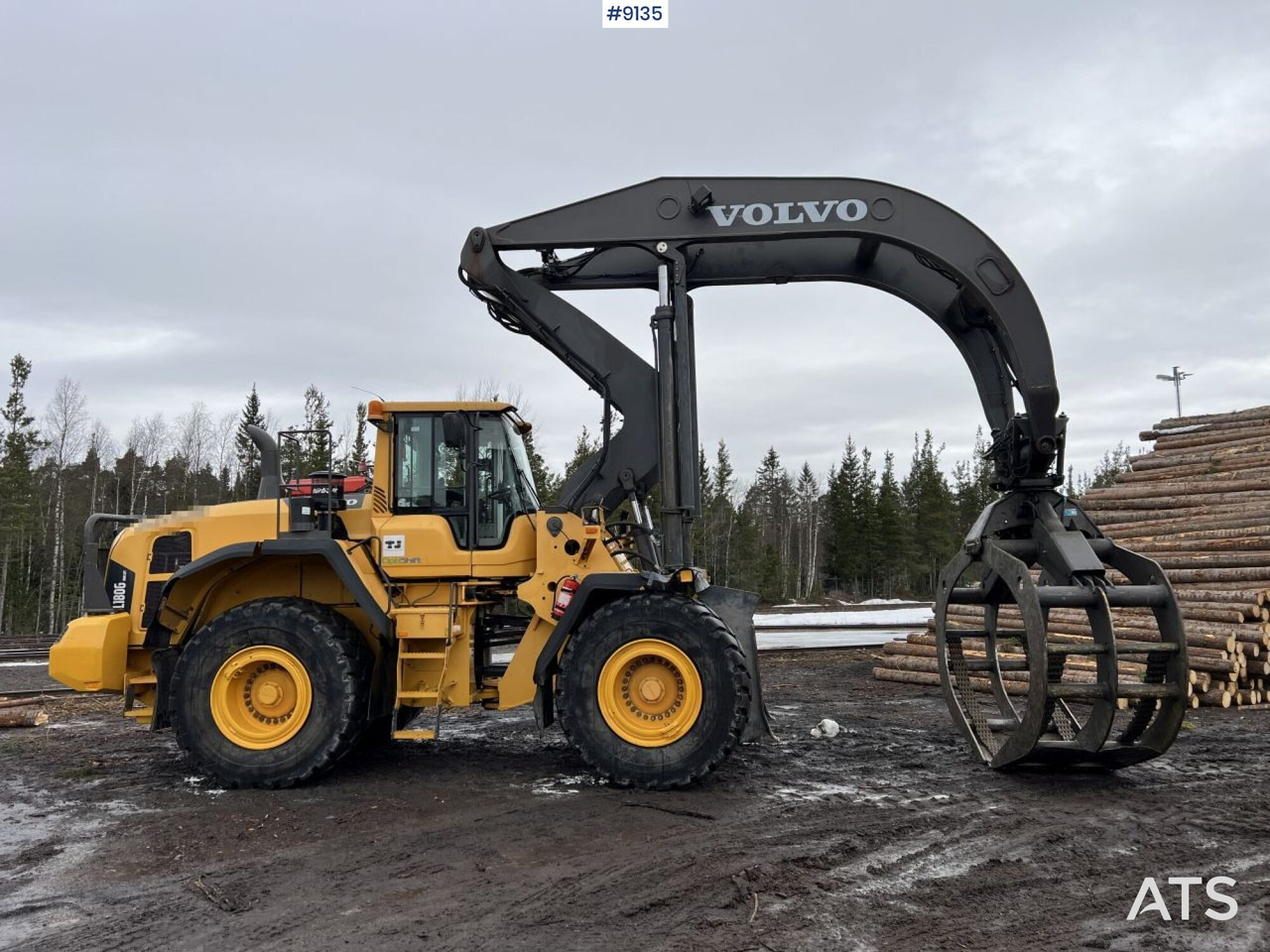 Volvo L 180 G High lifter / Log handler (VIDEO) - Fadrom me goma: foto 3 Volvo L 180 G High lifter / Log handler (VIDEO) - Fadrom me goma: foto 3