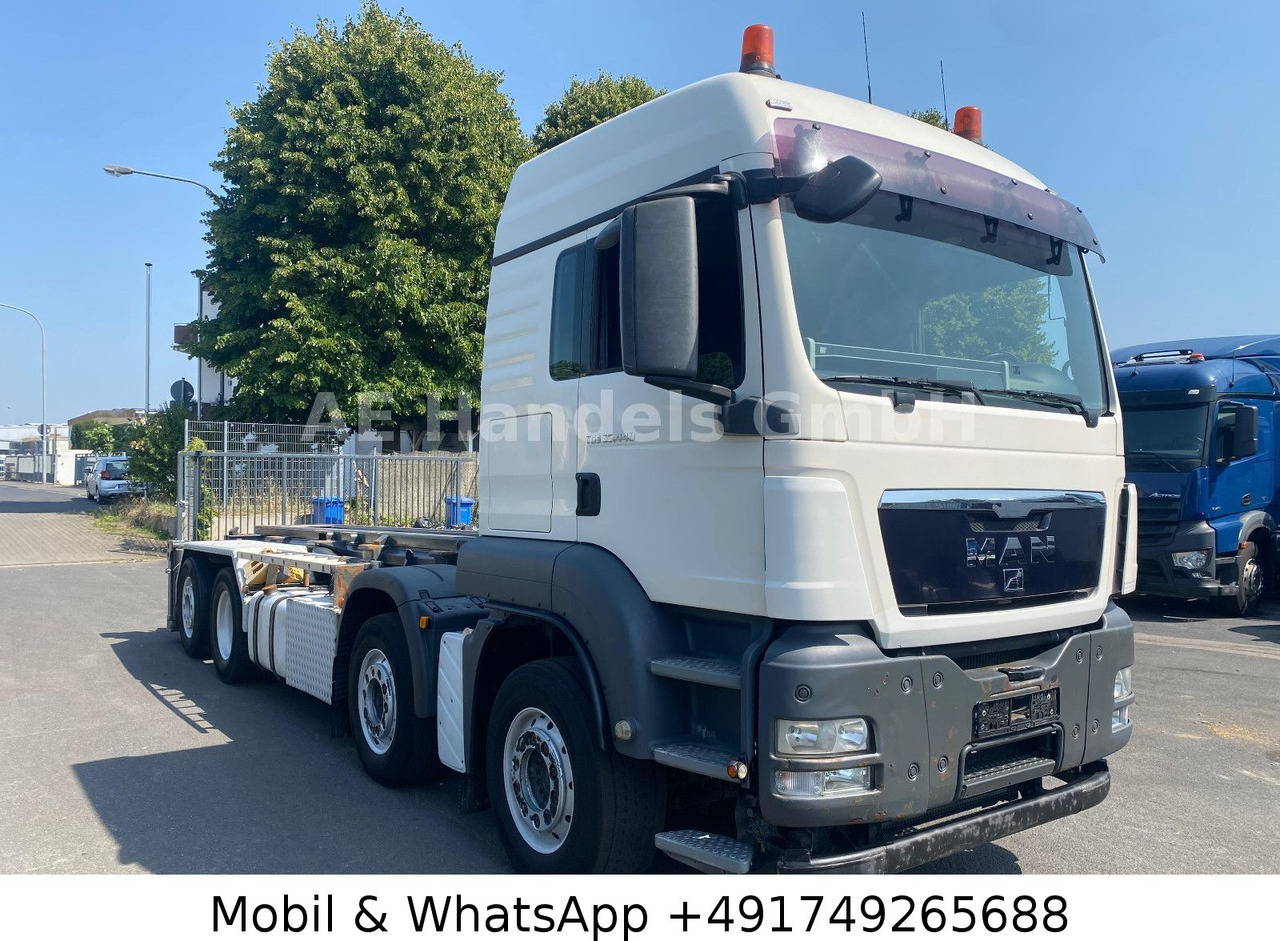 MAN TGS 35.440 XLX BL 8x2 Silo *Retarder/Lenk+Lift - Kamion vetëngarkues, Kamion me vinç: foto 1 MAN TGS 35.440 XLX BL 8x2 Silo *Retarder/Lenk+Lift - Kamion vetëngarkues, Kamion me vinç: foto 1
