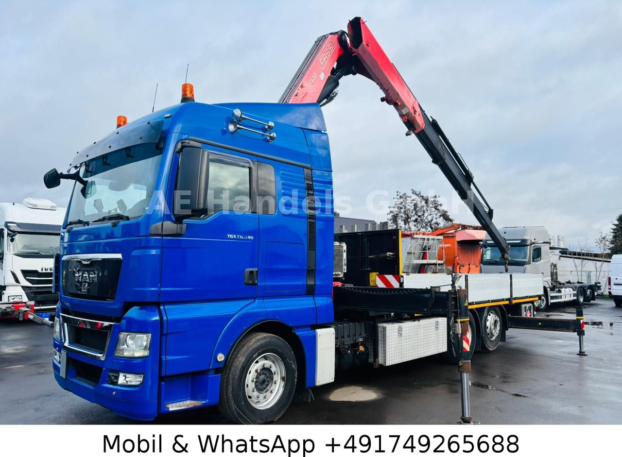 MAN TGX 26.540 XLX BL 6x2 FASSI F455 *Funk/Lenk+Lift - Kamion me karroceri të hapur, Kamion me vinç: foto 2 MAN TGX 26.540 XLX BL 6x2 FASSI F455 *Funk/Lenk+Lift - Kamion me karroceri të hapur, Kamion me vinç: foto 2