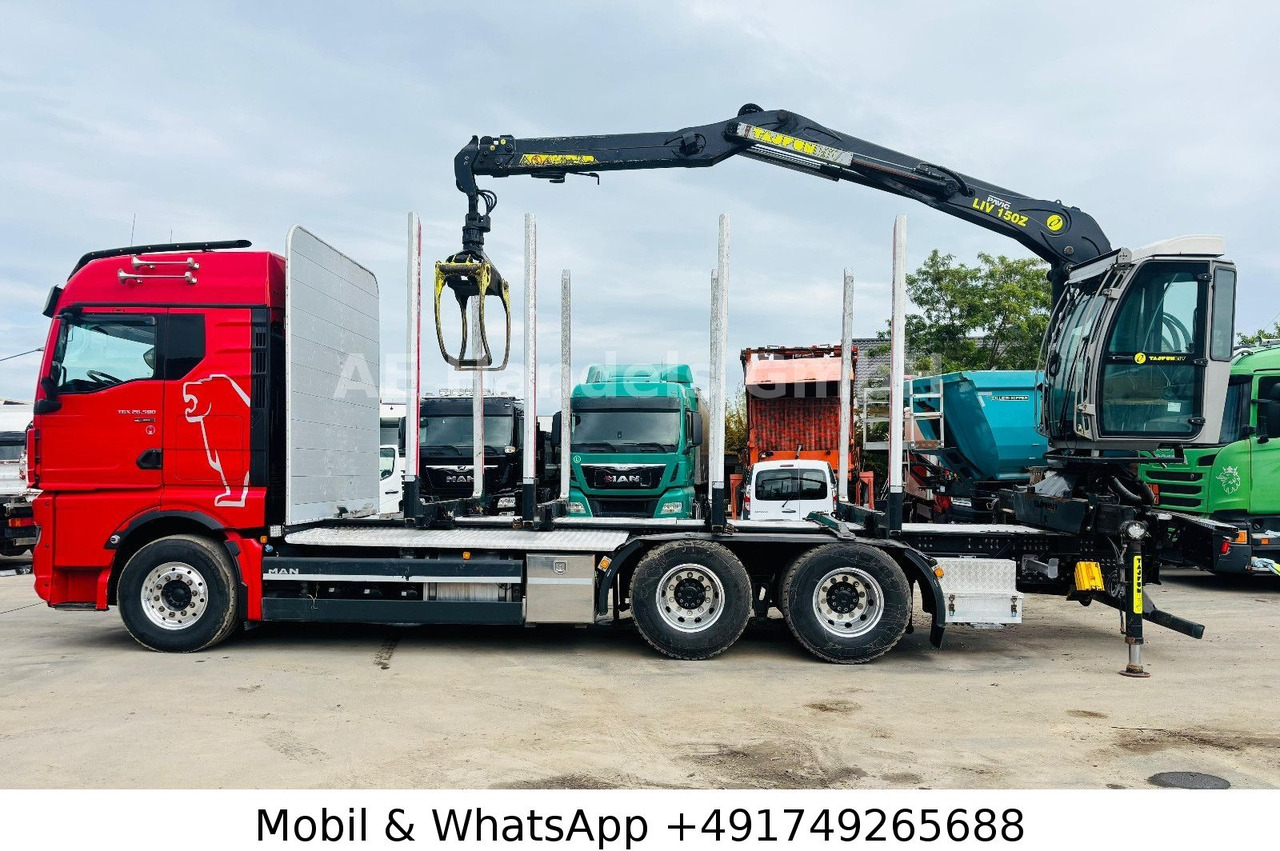 MAN TGX 26.580 GM BL 6x4 *Retarder/Tajfun-LIV-150Z - Kamion për transport druri, Kamion me vinç: foto 2 MAN TGX 26.580 GM BL 6x4 *Retarder/Tajfun-LIV-150Z - Kamion për transport druri, Kamion me vinç: foto 2