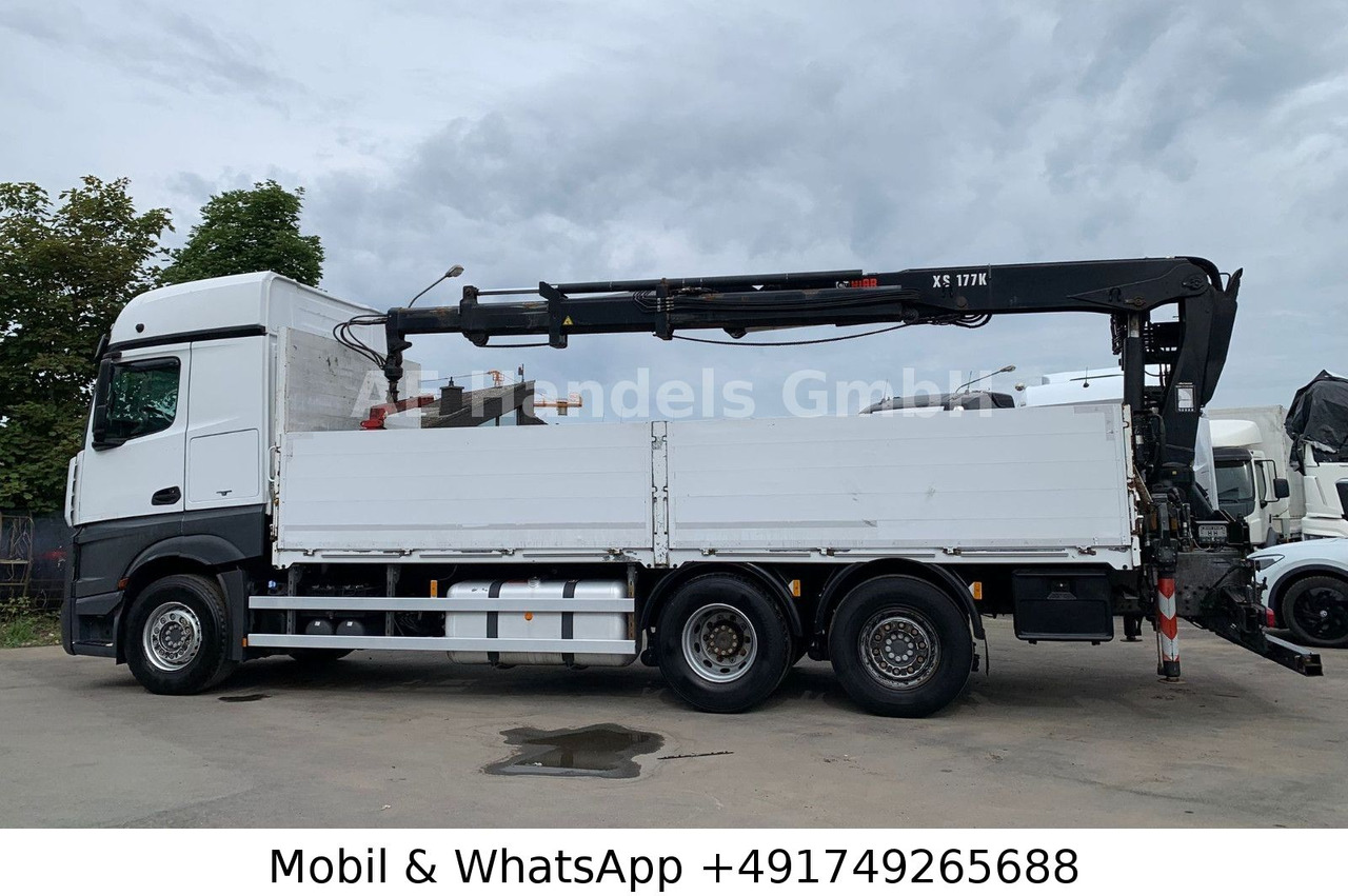 Mercedes-Benz Actros IV 2645 L LL 6x2 *Retarder/Hiab-177K-Pro - Kamion me karroceri të hapur, Kamion me vinç: foto 2 Mercedes-Benz Actros IV 2645 L LL 6x2 *Retarder/Hiab-177K-Pro - Kamion me karroceri të hapur, Kamion me vinç: foto 2
