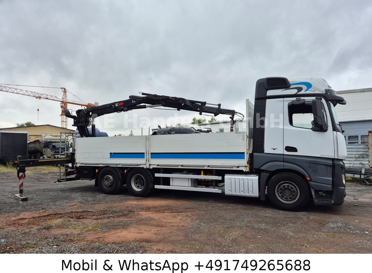 Mercedes-Benz Actros IV 2645 L LL 6x2 *Retarder/Hiab-177K-Pro - Kamion me karroceri të hapur, Kamion me vinç: foto 4 Mercedes-Benz Actros IV 2645 L LL 6x2 *Retarder/Hiab-177K-Pro - Kamion me karroceri të hapur, Kamion me vinç: foto 4