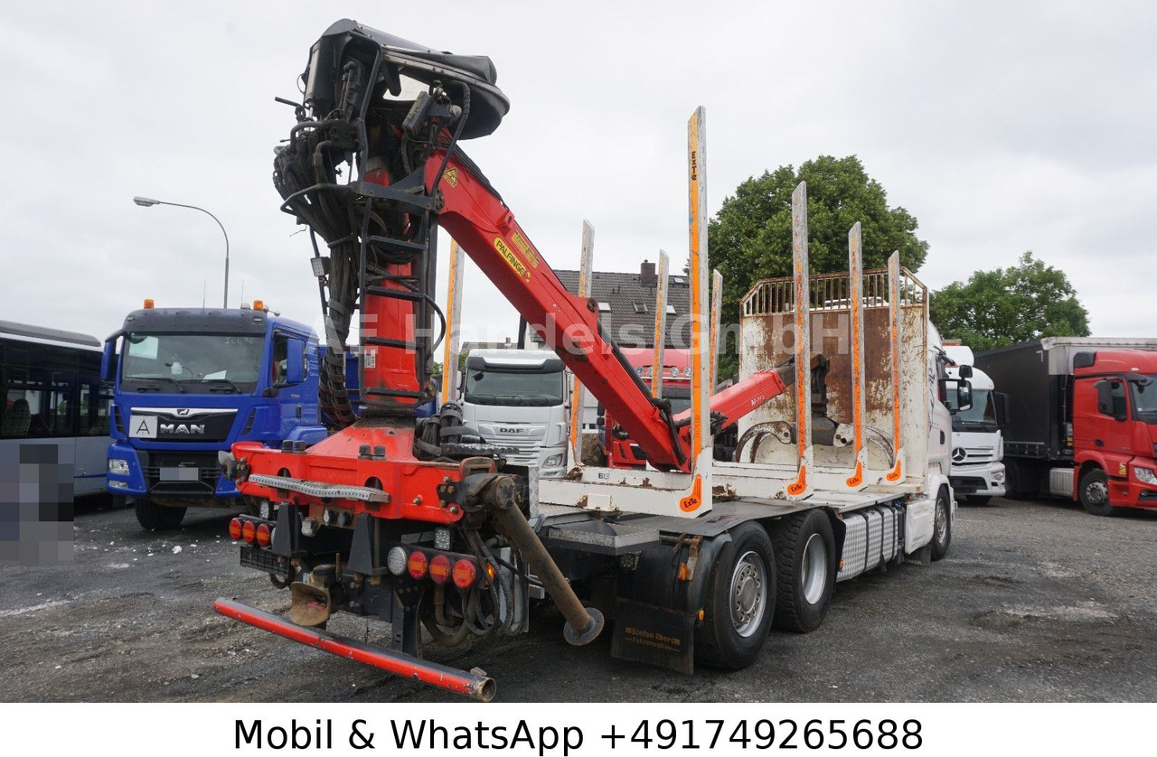 Scania R580 V8 Highline Palfinger-M120L97 *Retarder/ACC - Kamion për transport druri, Kamion me vinç: foto 4 Scania R580 V8 Highline Palfinger-M120L97 *Retarder/ACC - Kamion për transport druri, Kamion me vinç: foto 4