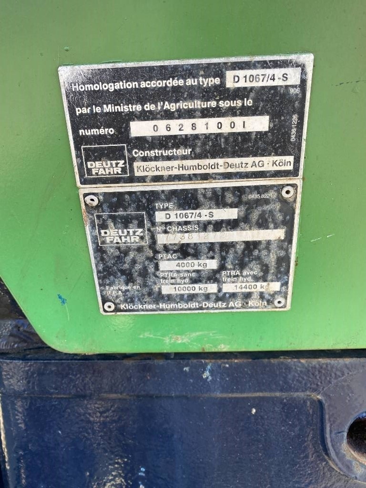 Traktor Deutz-fahr DX3.50 Machine d'origine Française: foto 8 Traktor Deutz-fahr DX3.50 Machine d'origine Française: foto 8