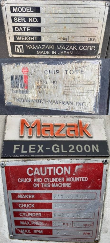 Mazak / Yamazaki FLEX-GL 200N-MLTPLX 630 1er Main - Torno metalike: foto 5 Mazak / Yamazaki FLEX-GL 200N-MLTPLX 630 1er Main - Torno metalike: foto 5