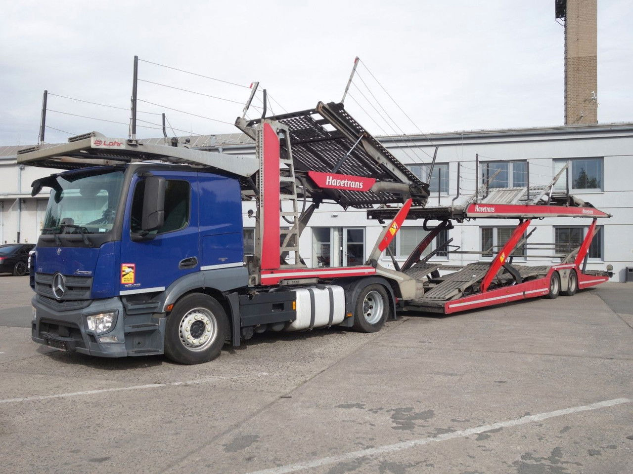 Mercedes-Benz Actros 1843 mit Euro Lohr, Retarder, VDI Certifi - Autotransportues: foto 2 Mercedes-Benz Actros 1843 mit Euro Lohr, Retarder, VDI Certifi - Autotransportues: foto 2
