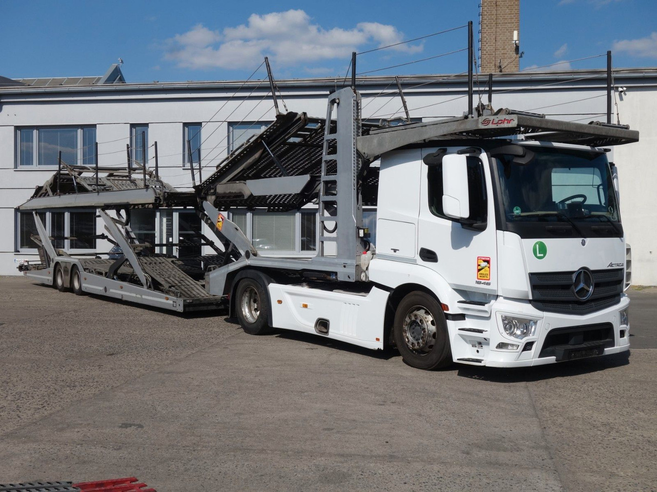 Mercedes-Benz Actros 1846 mit Euro LOHR, VDI Certificate - Autotransportues: foto 2 Mercedes-Benz Actros 1846 mit Euro LOHR, VDI Certificate - Autotransportues: foto 2