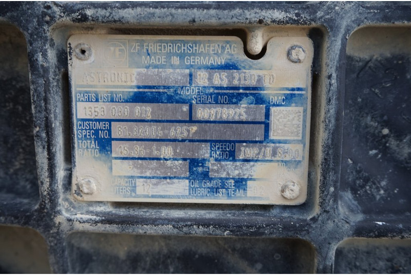 ZF 12AS2130DD TGX 81.32004-6257 - Kutia e marsheve për Kamioni: foto 5 ZF 12AS2130DD TGX 81.32004-6257 - Kutia e marsheve për Kamioni: foto 5