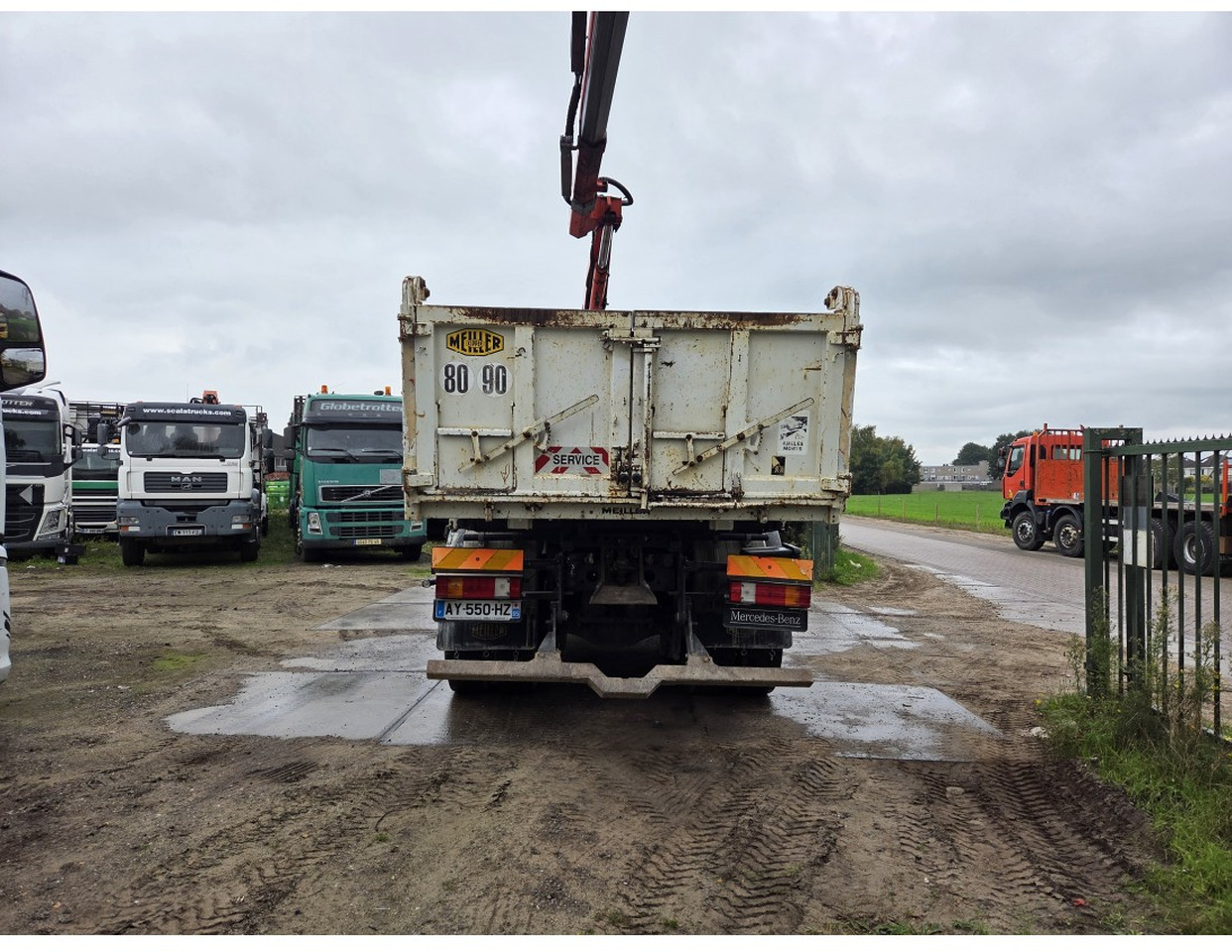 MERCEDESA CTROS 3341 6X4 TIPPER CRANE FASSI F105 - Kamion vetëshkarkues, Kamion me vinç: foto 4 MERCEDESA CTROS 3341 6X4 TIPPER CRANE FASSI F105 - Kamion vetëshkarkues, Kamion me vinç: foto 4