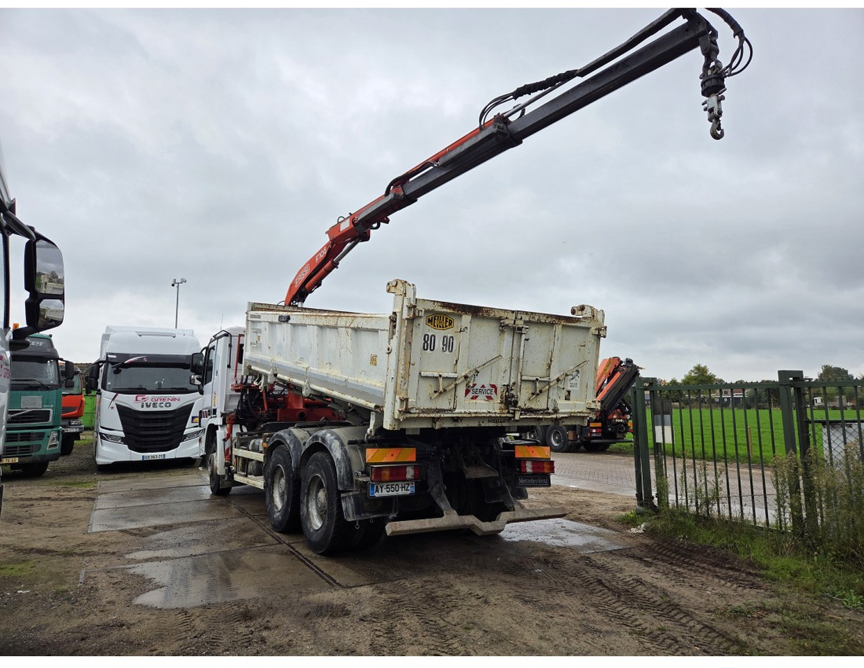 MERCEDESA CTROS 3341 6X4 TIPPER CRANE FASSI F105 - Kamion vetëshkarkues, Kamion me vinç: foto 3 MERCEDESA CTROS 3341 6X4 TIPPER CRANE FASSI F105 - Kamion vetëshkarkues, Kamion me vinç: foto 3