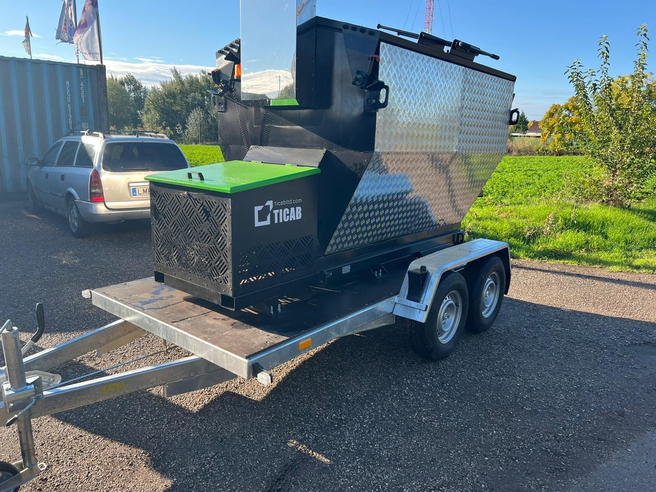 TICAB Asphalt Hot Box from the Manufacturer for 2,8 t, termiskais bunkurs asfaltam HB-2 - Makineri asfalti: foto 5 TICAB Asphalt Hot Box from the Manufacturer for 2,8 t, termiskais bunkurs asfaltam HB-2 - Makineri asfalti: foto 5