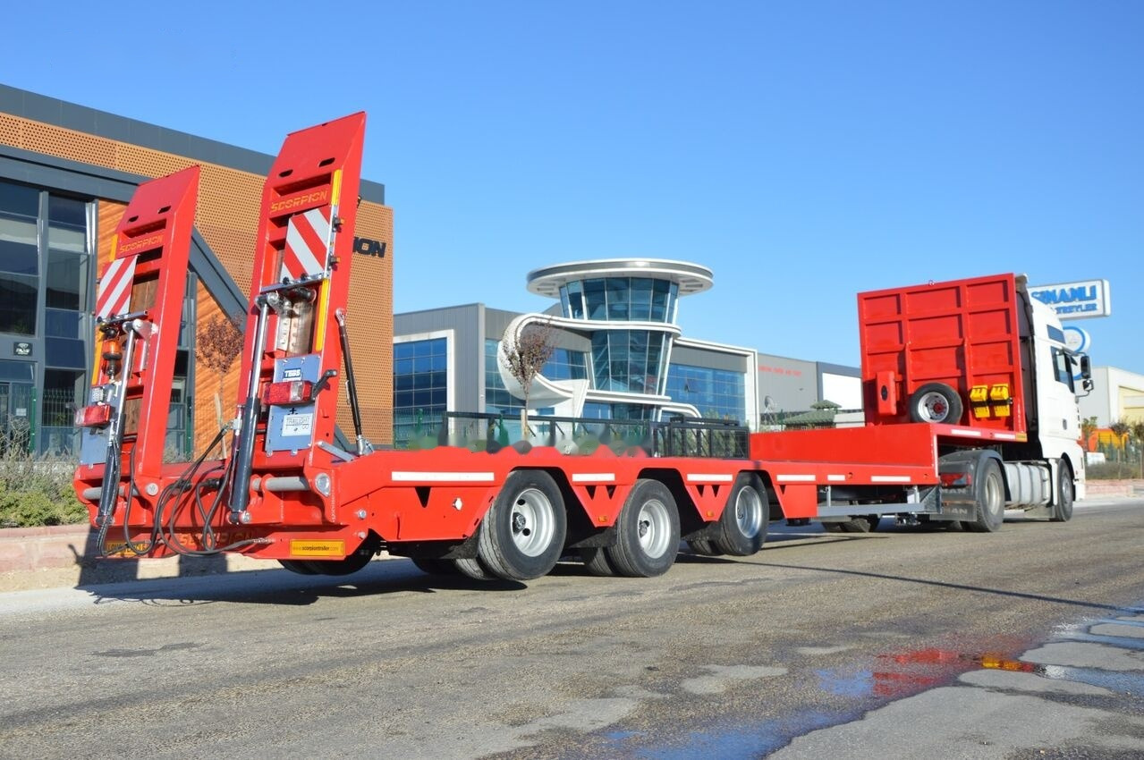 Gjysmë rimorkio me plan ngarkimi të ulët i ri Scorpion Trailer SCORPION TRAILER NEW 3 AXLE LWOBED SEMI TRAILER (MANUFACTURER COMPANY): foto 18