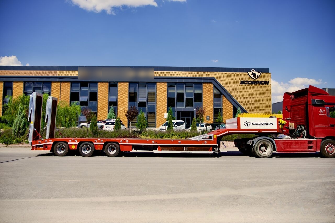 Gjysmë rimorkio me plan ngarkimi të ulët i ri Scorpion Trailer SCORPION TRAILER NEW 3 AXLE LWOBED SEMI TRAILER (MANUFACTURER COMPANY): foto 19