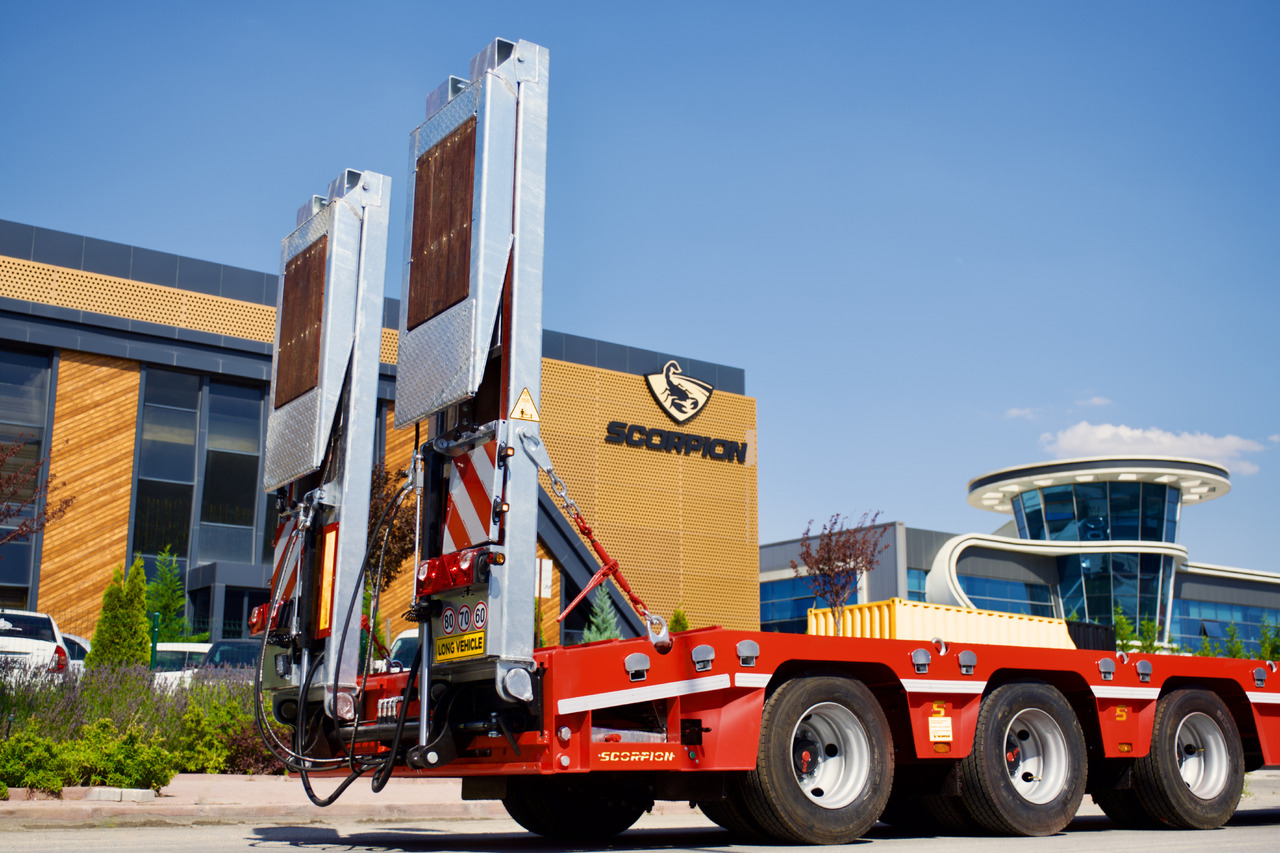 Gjysmë rimorkio me plan ngarkimi të ulët i ri Scorpion Trailer SCORPION TRAILER NEW 3 AXLE LWOBED SEMI TRAILER (MANUFACTURER COMPANY): foto 15