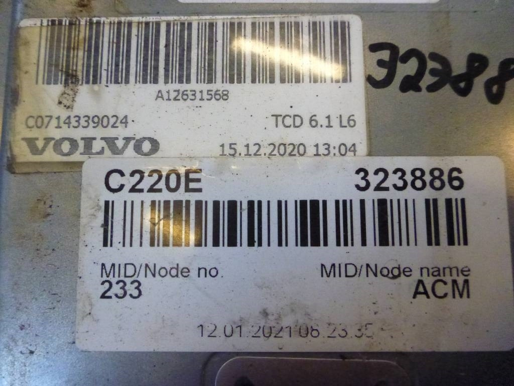 Volvo L 220 E, Motorstyrenhet, 60100015 - Sistemi elektrik për Makineri ndërtimi: foto 3 Volvo L 220 E, Motorstyrenhet, 60100015 - Sistemi elektrik për Makineri ndërtimi: foto 3