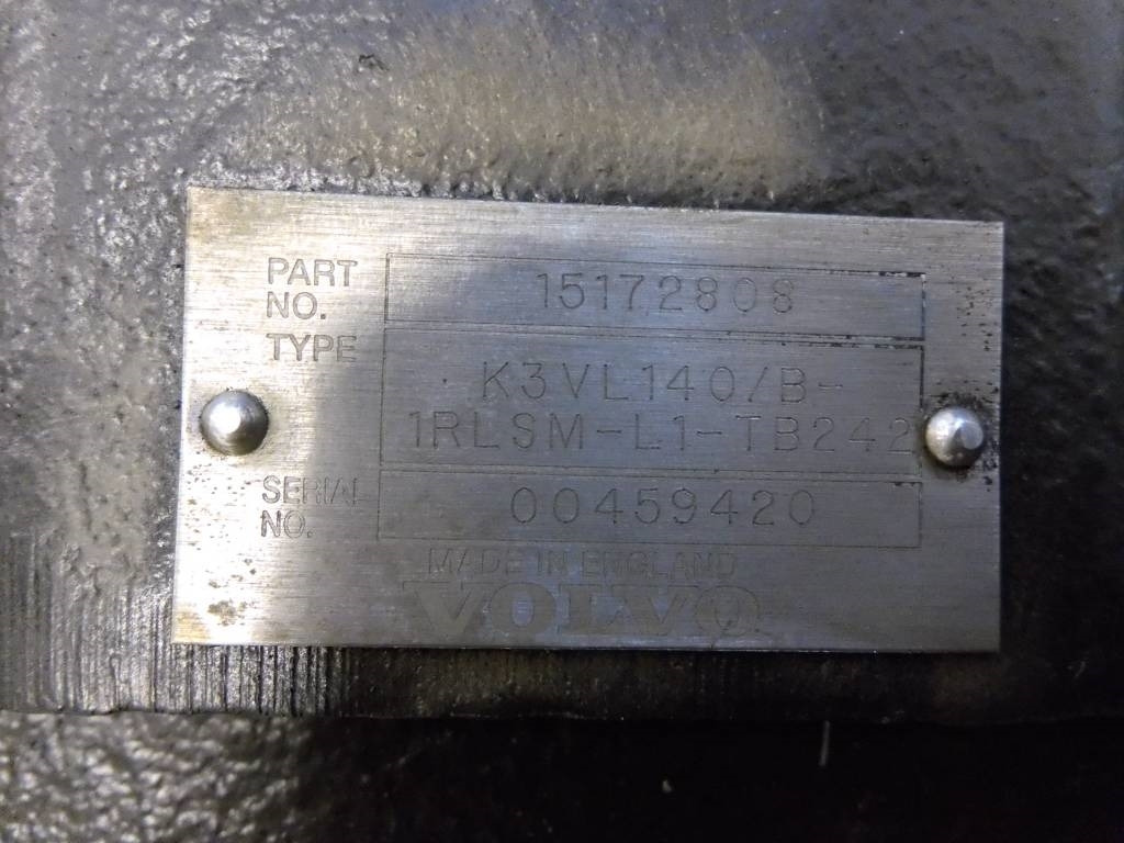 Volvo L180 HL Hydraulik pump, VOE15172808 - Sistemi hidraulik për Makineri ndërtimi: foto 3 Volvo L180 HL Hydraulik pump, VOE15172808 - Sistemi hidraulik për Makineri ndërtimi: foto 3