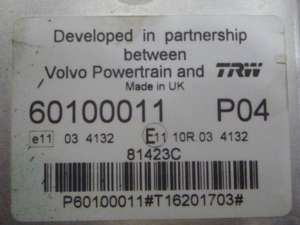 Volvo Motor styrenhet, VOE60100011 - Sistemi elektrik për Makineri ndërtimi: foto 4 Volvo Motor styrenhet, VOE60100011 - Sistemi elektrik për Makineri ndërtimi: foto 4
