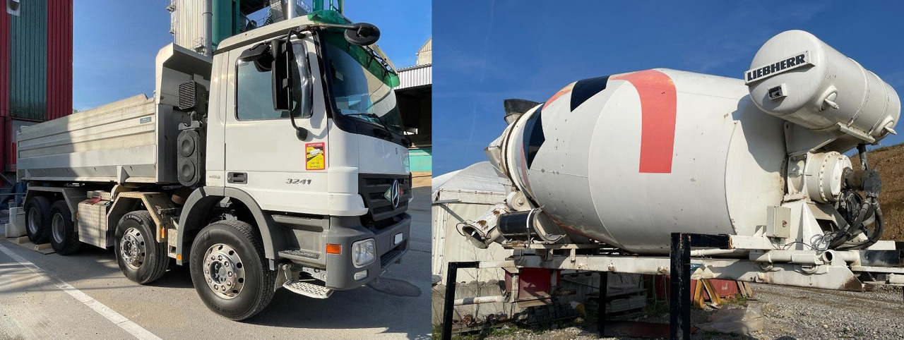 Mercedes-Benz Actros 3241 8x4,E5,Wechselsystem Mischer/Kipper - Autobetoniere: foto 1 Mercedes-Benz Actros 3241 8x4,E5,Wechselsystem Mischer/Kipper - Autobetoniere: foto 1