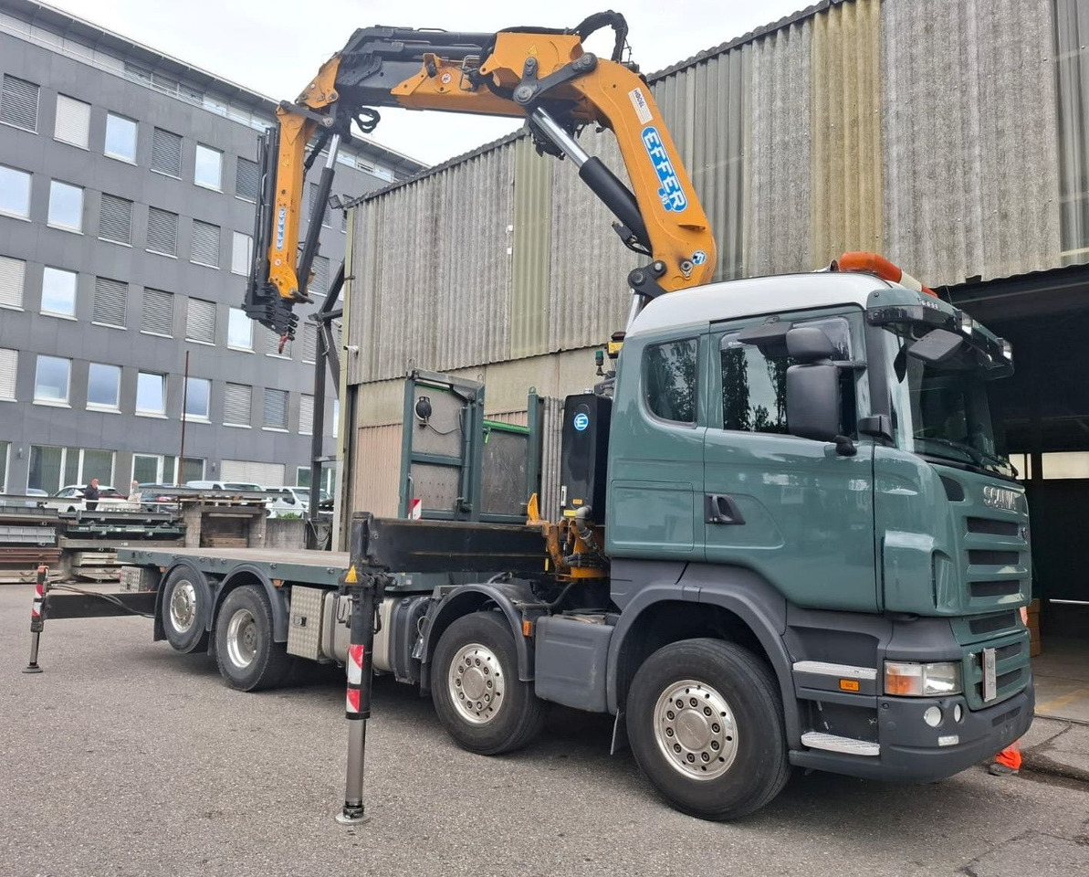 Scania R500 V8 8x2, E5, Effer 585 + Flyjib - Kamion me vinç: foto 3 Scania R500 V8 8x2, E5, Effer 585 + Flyjib - Kamion me vinç: foto 3