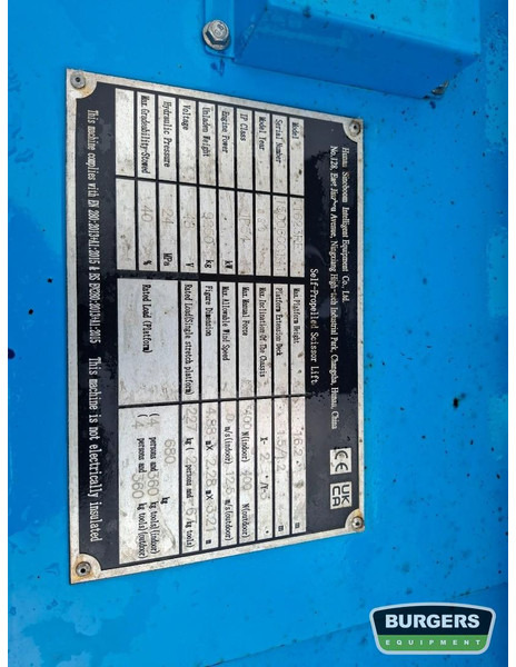 Sinoboom 5389RE 1623RE - Ngritës gërshërë: foto 5 Sinoboom 5389RE 1623RE - Ngritës gërshërë: foto 5