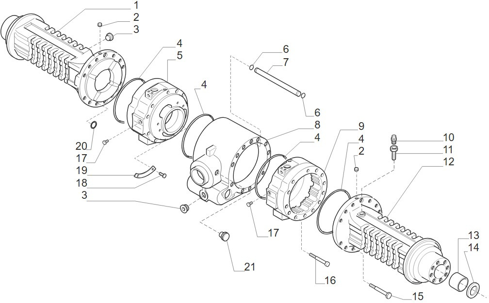 Carraro 28.32M 11885677 150006 Obudowa Mostu Pochwa Zwolnica Zwrotnica Hamulec Piasta CZĘŚCI - Bosht dhe pjesë këmbimi për Makineri bujqësore: foto 2 Carraro 28.32M 11885677 150006 Obudowa Mostu Pochwa Zwolnica Zwrotnica Hamulec Piasta CZĘŚCI - Bosht dhe pjesë këmbimi për Makineri bujqësore: foto 2