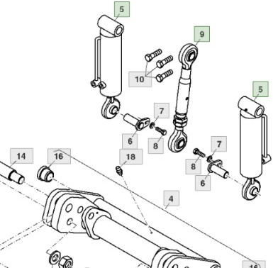 John Deere 7830 Siłownik Hydrauliczny Łącze Środkowe RE192527 RE192527 - Cilindri hidraulik për Makineri bujqësore: foto 2 John Deere 7830 Siłownik Hydrauliczny Łącze Środkowe RE192527 RE192527 - Cilindri hidraulik për Makineri bujqësore: foto 2