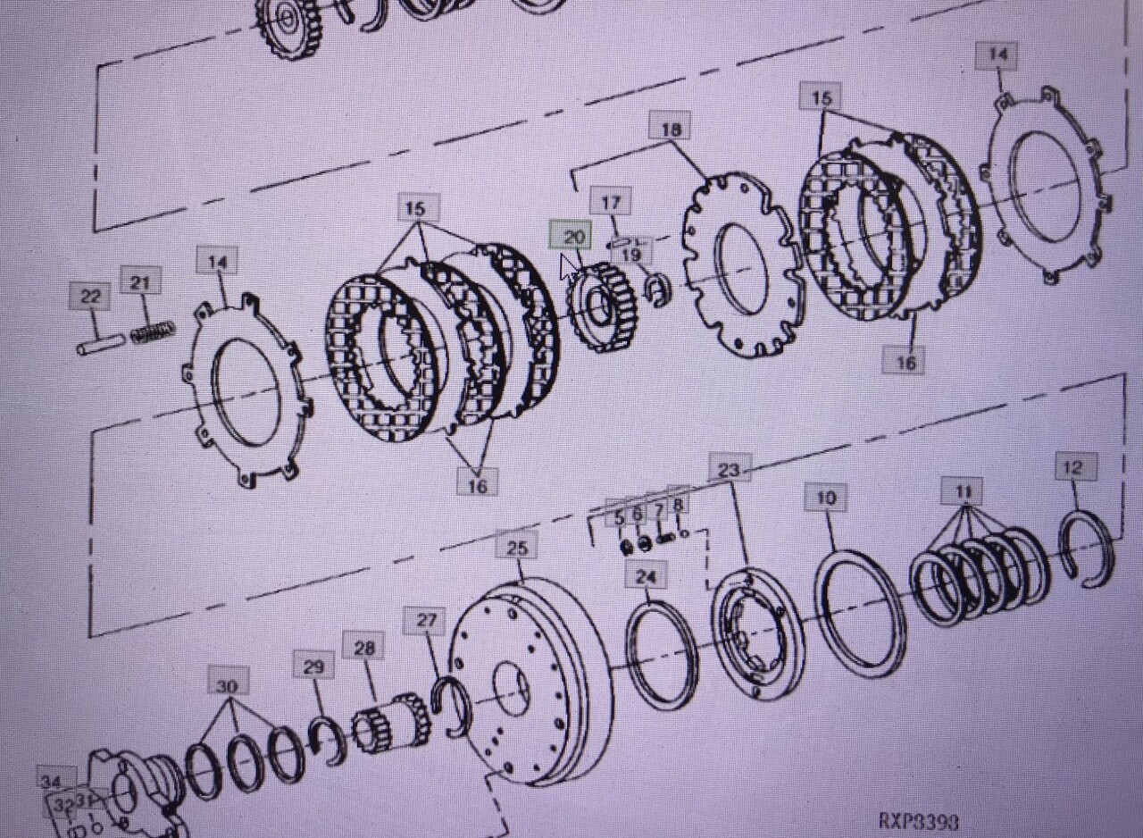 John Deere RE16825/piasta/John Deere 4555/4755/4955 - Bucelë rrote për Makineri bujqësore: foto 1 John Deere RE16825/piasta/John Deere 4555/4755/4955 - Bucelë rrote për Makineri bujqësore: foto 1