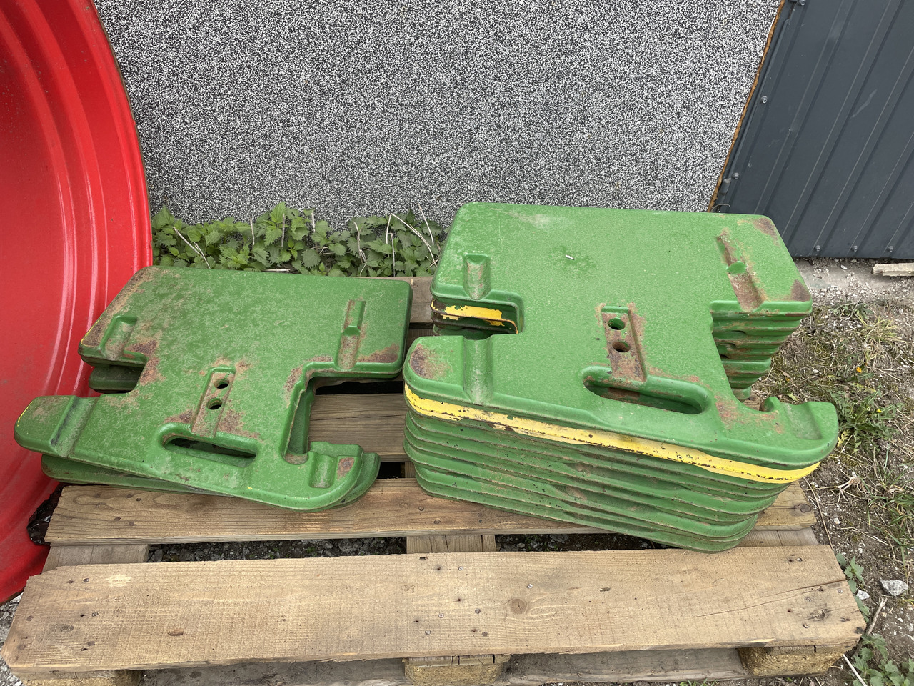 John Deere - obciążniki walizkowe - Kundërpeshë për Makineri bujqësore: foto 1 John Deere - obciążniki walizkowe - Kundërpeshë për Makineri bujqësore: foto 1