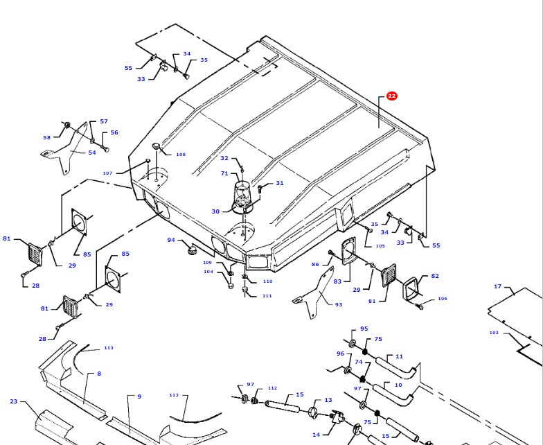 Massey Fergusson MF 30 32 - lampa przednia reflektor D45080002 - Fenerët për Makineri bujqësore: foto 1 Massey Fergusson MF 30 32 - lampa przednia reflektor D45080002 - Fenerët për Makineri bujqësore: foto 1