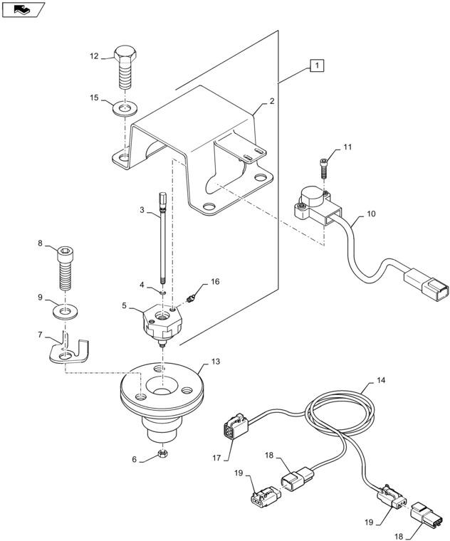 New Holland T6090 T6070 Czujnik 87524642 - Sensor për Makineri bujqësore: foto 1 New Holland T6090 T6070 Czujnik 87524642 - Sensor për Makineri bujqësore: foto 1