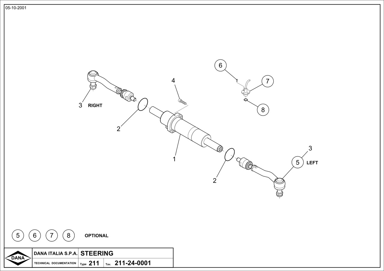 SPICER 311/211/174 Sterowanie Drążek Przegub Cylinder CZĘŚCI - Cilindri hidraulik për Makineri bujqësore: foto 2 SPICER 311/211/174 Sterowanie Drążek Przegub Cylinder CZĘŚCI - Cilindri hidraulik për Makineri bujqësore: foto 2